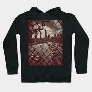 Manhattan Skyscrapers Long Island NYC Hoodie